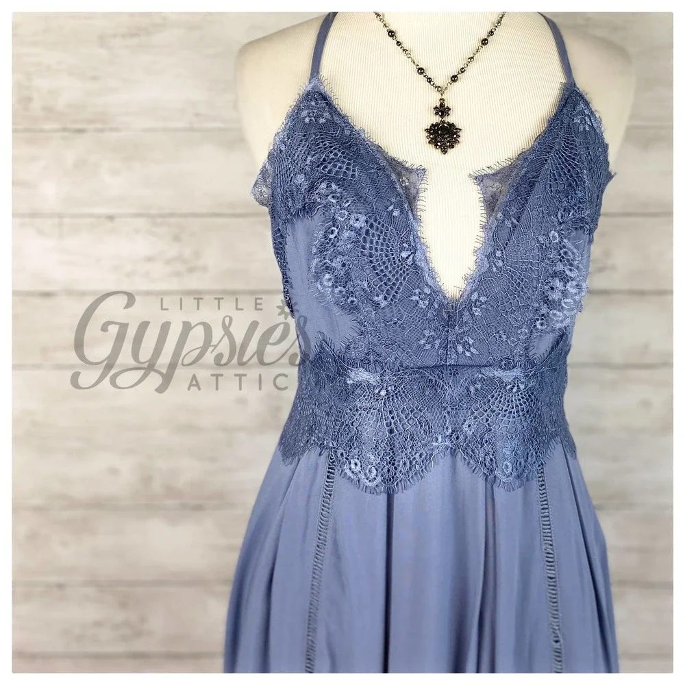 Love Poems and Dreams Midnight Maxi Dress - Picture 2 of 11